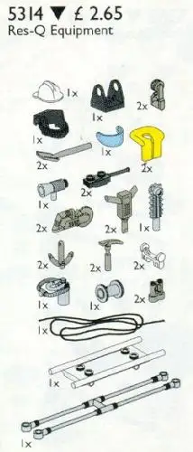 レゴ 5314-1 RES-Q Equipment (Tools) サービスパック