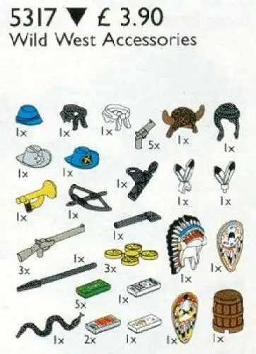 レゴ 5317-1 Wild West Accessories サービスパック