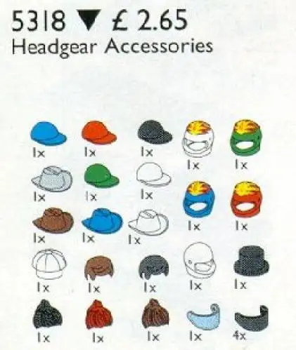 レゴ 5318-1 Head Wear サービスパック