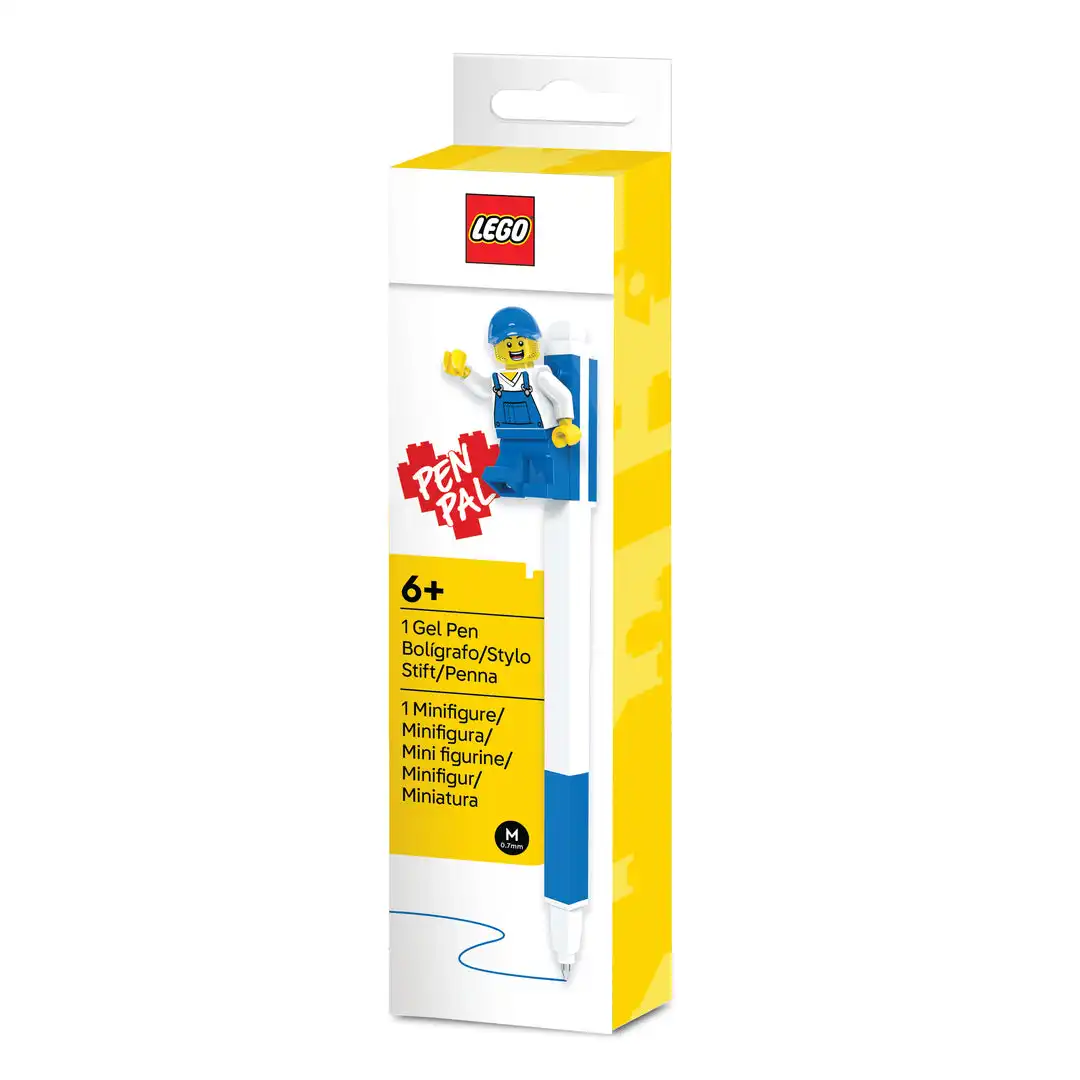 53702 Pen Pal Gel Pen with Minifigure (Blue) 53702 Pen Pal Gel Pen with Minifigure (Blue) - 文房具 (2025年}