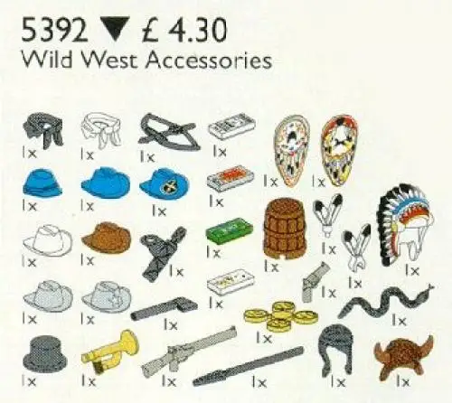 レゴ 5392-1 Wild West Accessories サービスパック
