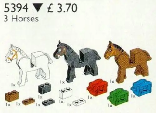 レゴ 5394-1 Horses and Saddles サービスパック