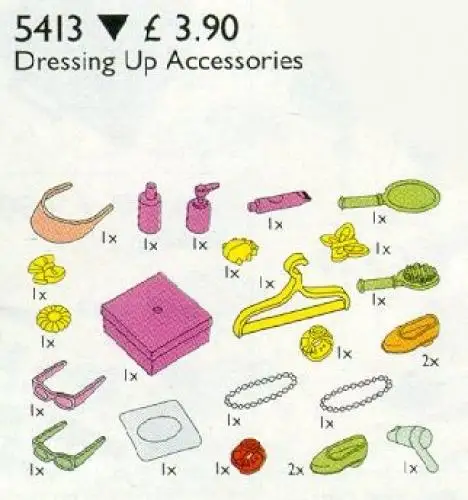 レゴ 5413-1 Dressing Up Accessories サービスパック
