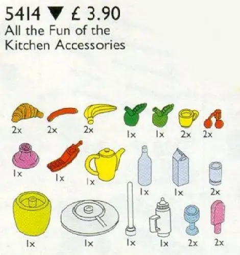 レゴ 5414-1 Kitchen Set サービスパック