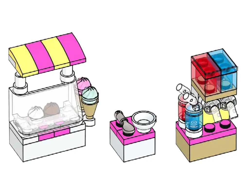 レゴ 562104-1 Ice Cream Shop フレンズ