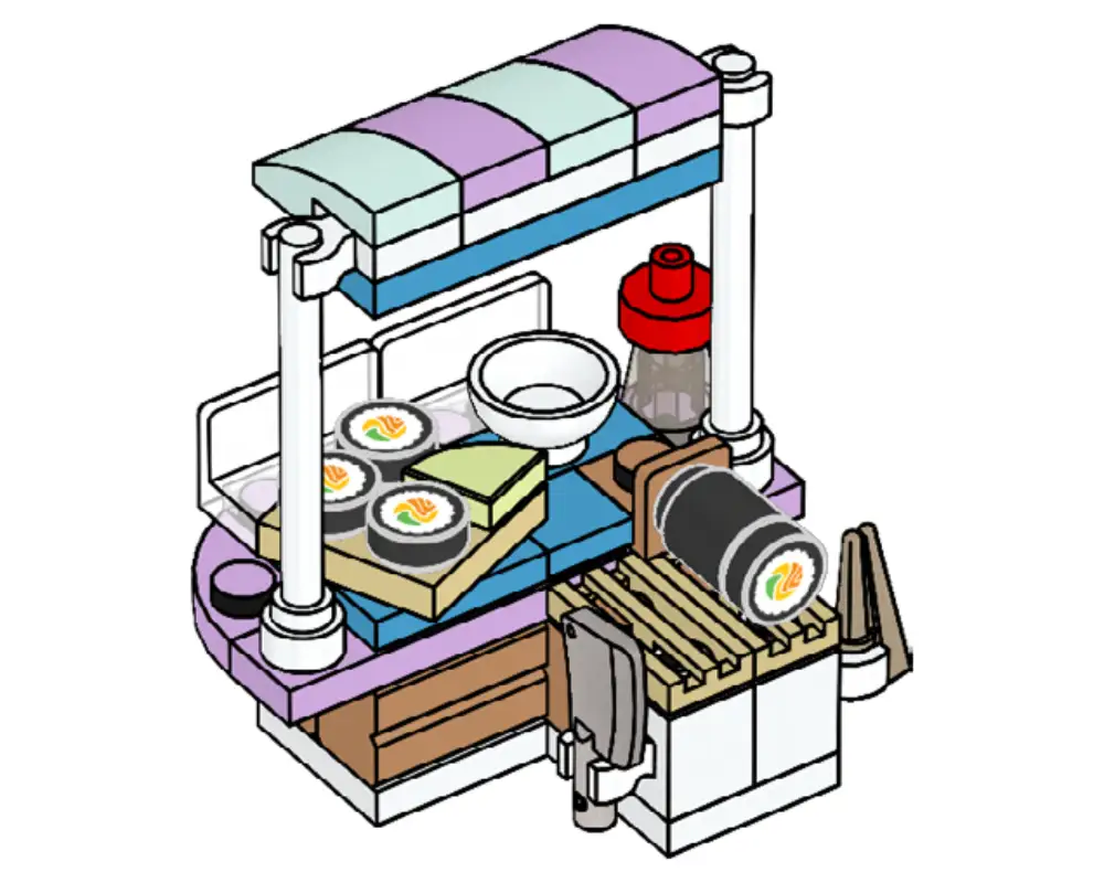 レゴ 562305-1 Sushi stand フレンズ