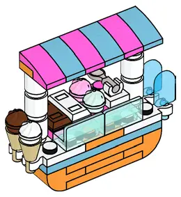 レゴ 562407-1 Ice Cream Shop フレンズ