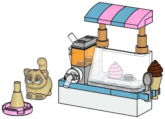 レゴ 562503-1 Ice Cream Shop フレンズ
