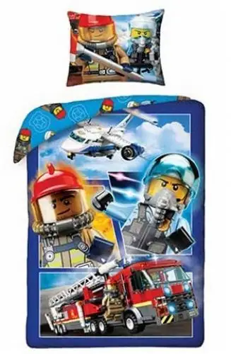 レゴ 5902729045087-1 City Fire Duvet Cover キッチン・寝具