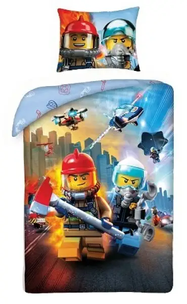 レゴ 5902729045094-1 City Police and Fire Duvet Set キッチン・寝具