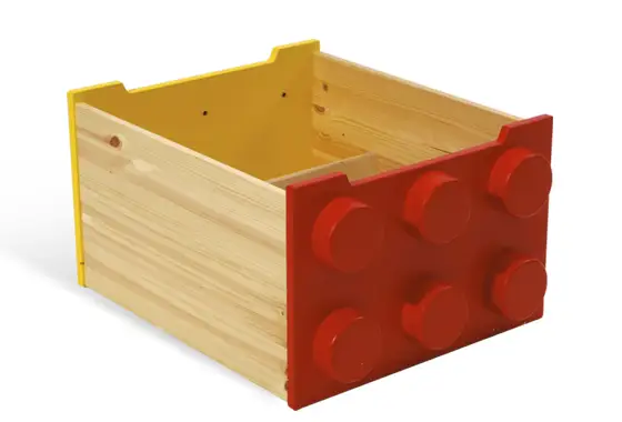 60030 Rolling Storage Box (Red and Yellow) 60030 Rolling Storage Box (Red and Yellow) - 収納 (2007年}