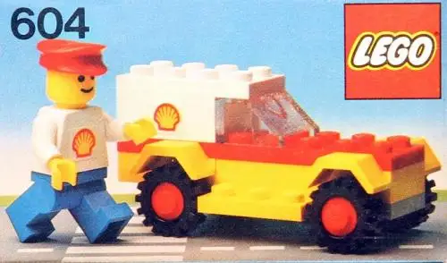 レゴ 604-1 シェルサービスカー クラシックタウン