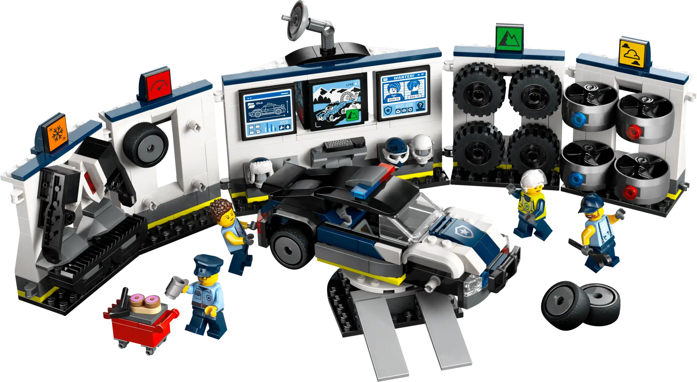 たけなつページ レゴ60457 ポリスカー カスタムショップ｜ブリックナビ