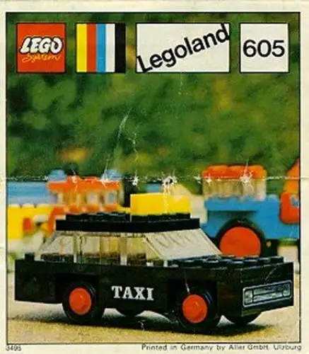 レゴ 605-2 Taxi 乗り物