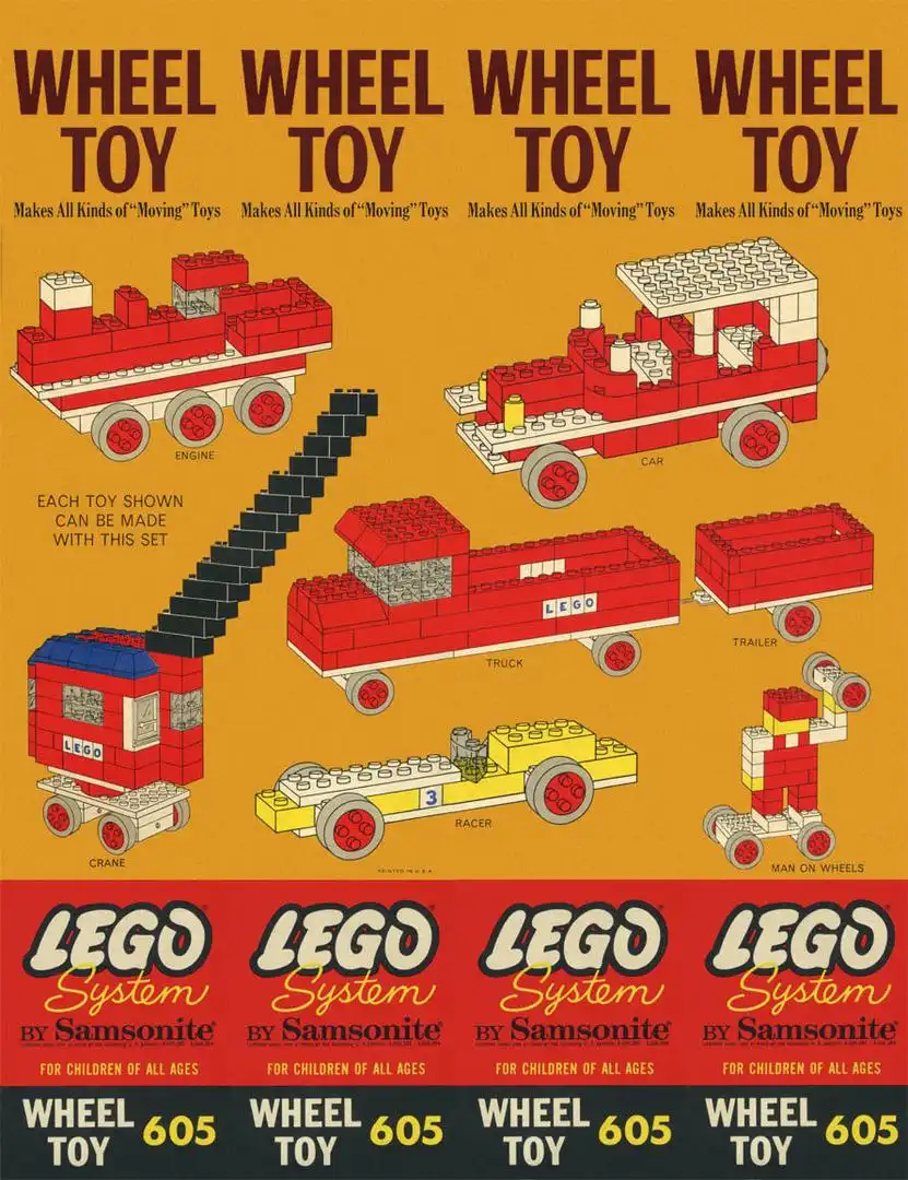 レゴ 605-4 Wheel Toy サムソナイト