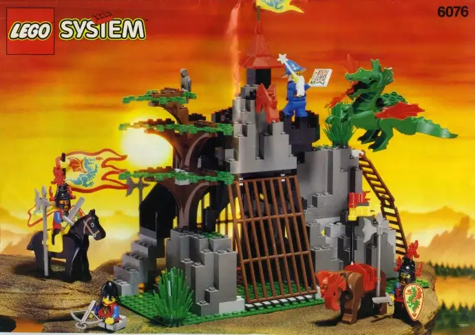 レゴ　【未開封新品】6076 マジックドラゴンマウンテン 廃盤 LEGO 6076 マジックドラゴンマウンテン お城シリーズ