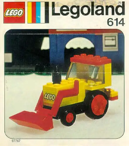 レゴ 614-1 Excavator 工事現場