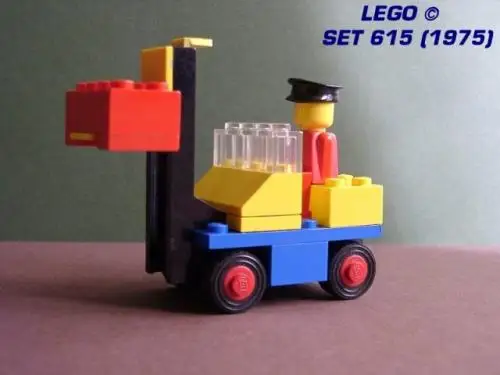 レゴ 615-2 Fork Lift with Driver 工事現場