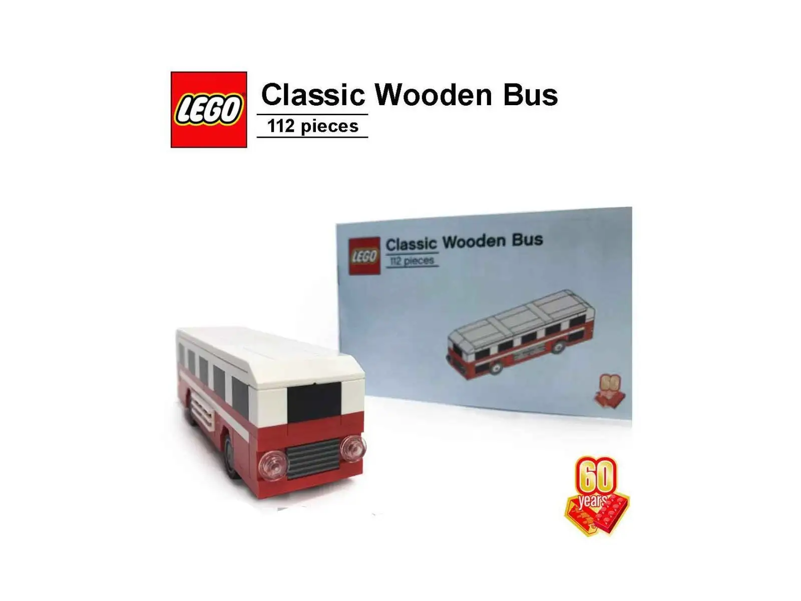 レゴ 6258622-1 60th Anniversary Classic Wooden Bus プロモーション