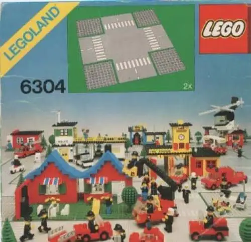レゴ 6304-1 ロードプレートT字路 クラシックタウン