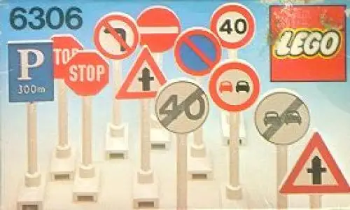 レゴ 6306-1 道路標識 クラシックタウン