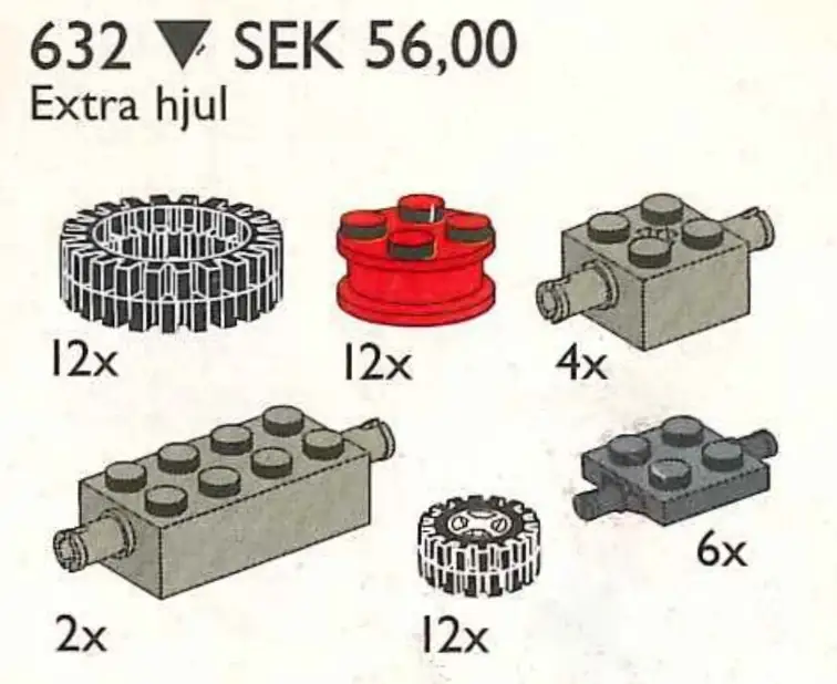 632 Wheels and Tires - 補足品 (1996年)