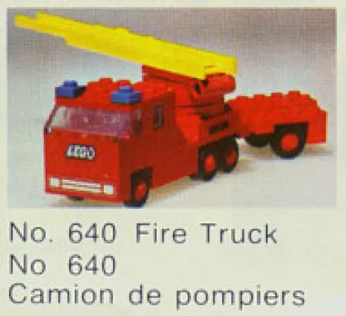 レゴ 640-1 Fire Truck 消防