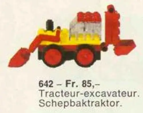 レゴ 642-2 Double Excavator 工事現場