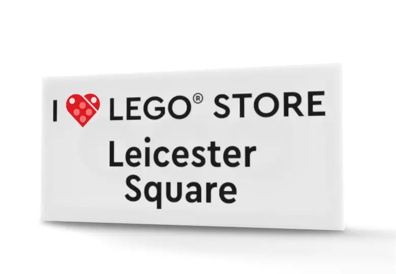 レゴ 6424685-1 I [Heart] LEGO Store Leicester Square Tile ブランドストア