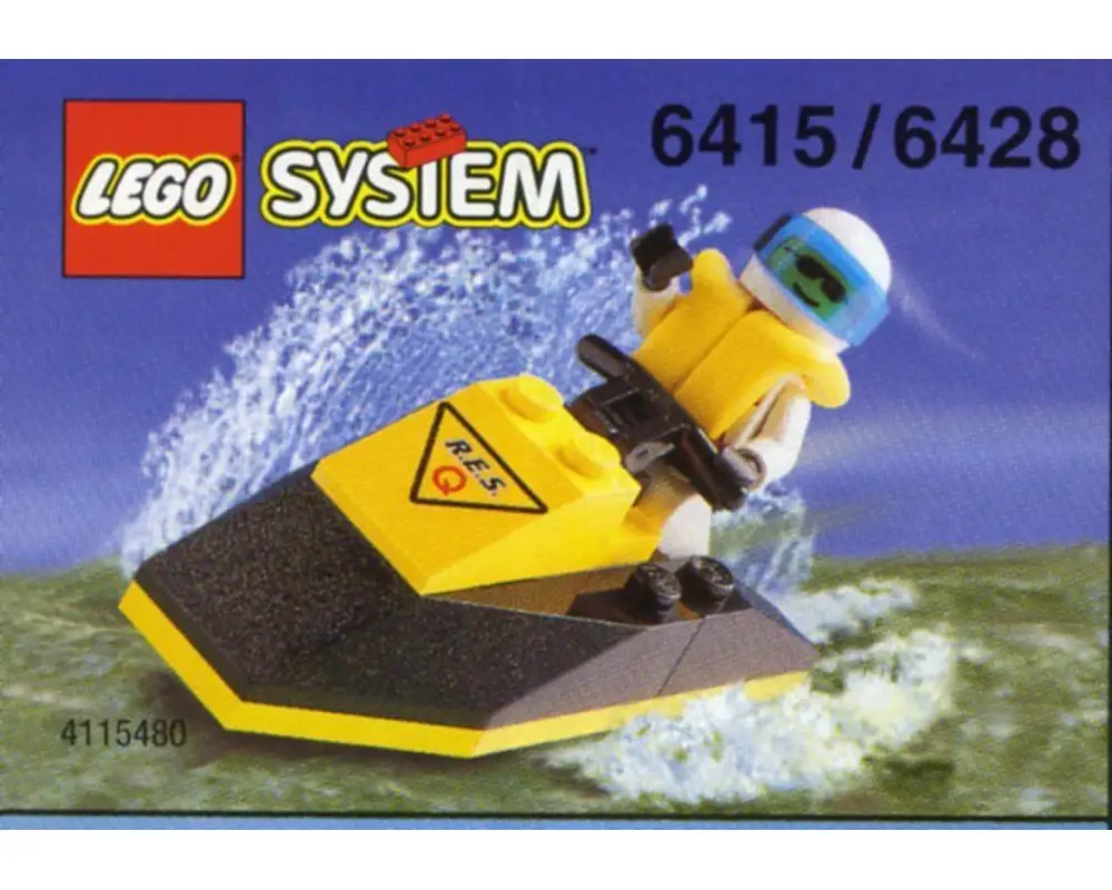 レゴ 6428-1 レスキュージェットスキー レスキュー