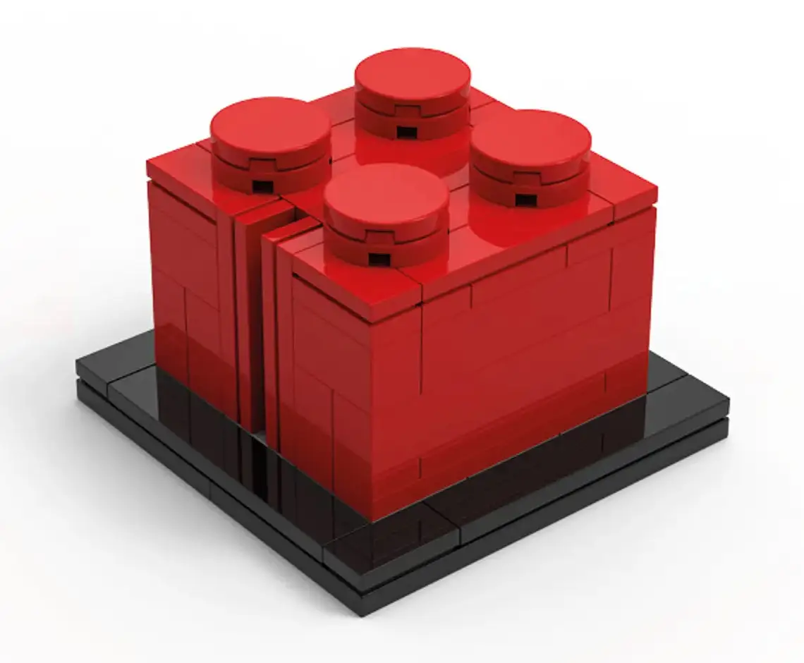 レゴ 6436693-1 Buildable 2 x 2 Red Brick プロモーション