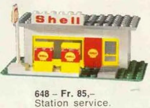 レゴ 648-1 Shell Service Station ガソリンスタンド