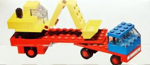 レゴ 649-1 Low-Loader with Excavator 工事現場