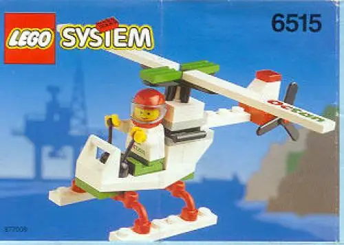 レゴ 6515-1 小型ヘリコプター クラシックタウン