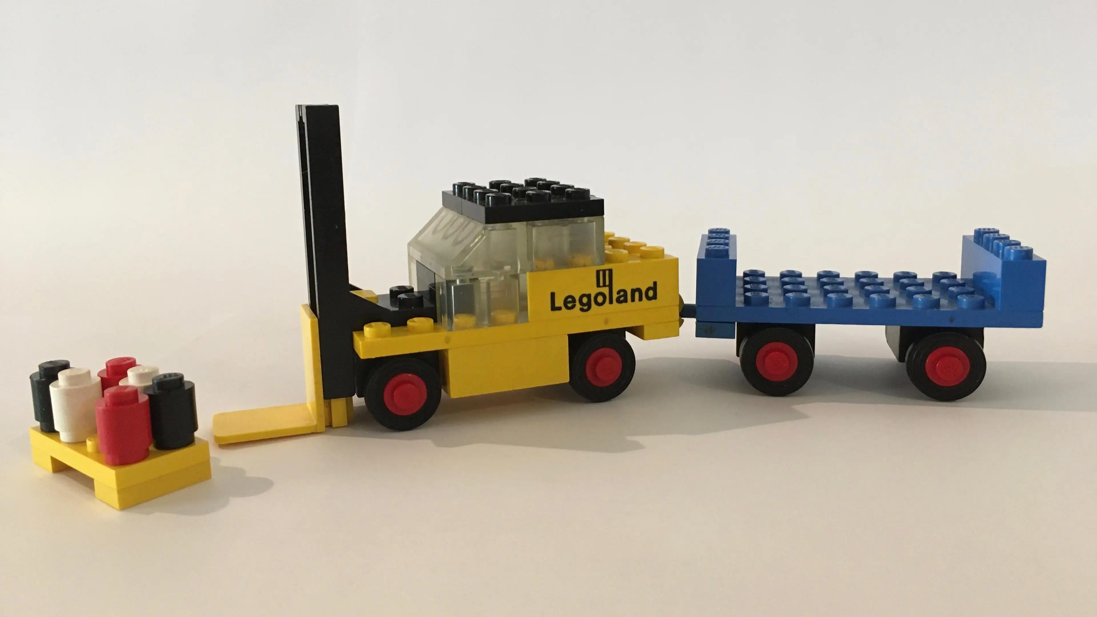 レゴ 652-2 Fork Lift Truck and Trailer 工事現場
