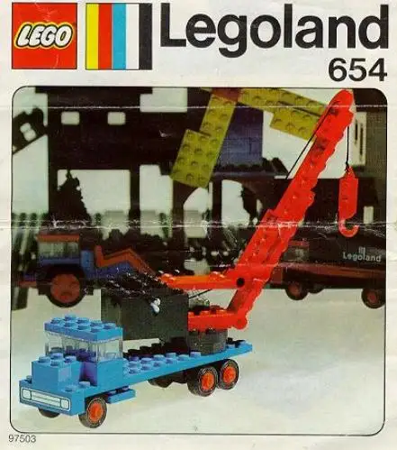 レゴ 654-1 Crane Lorry 工事現場