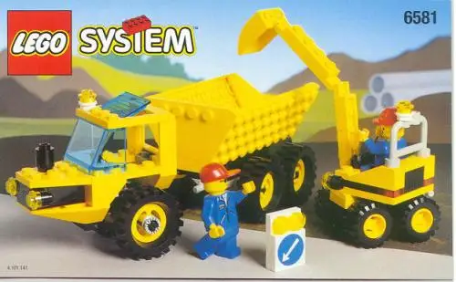 6581 工事車セット - クラシックタウン (1996年)