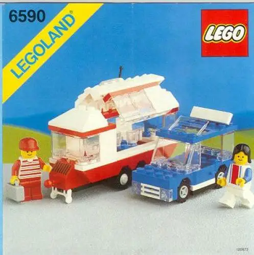 レゴ 6590-1 キャンピングカー クラシックタウン