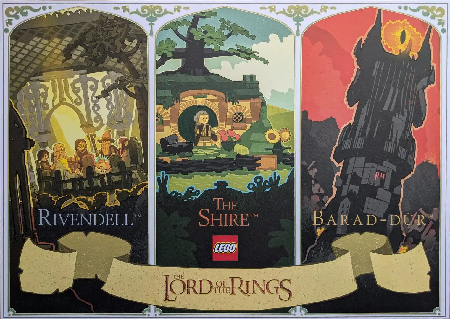 レゴ 6594064-1 Lord of the Rings Poster ポスター