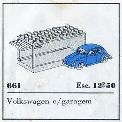 レゴ 661-2 1:87 VW Beetle HO 1:87 Vehicles