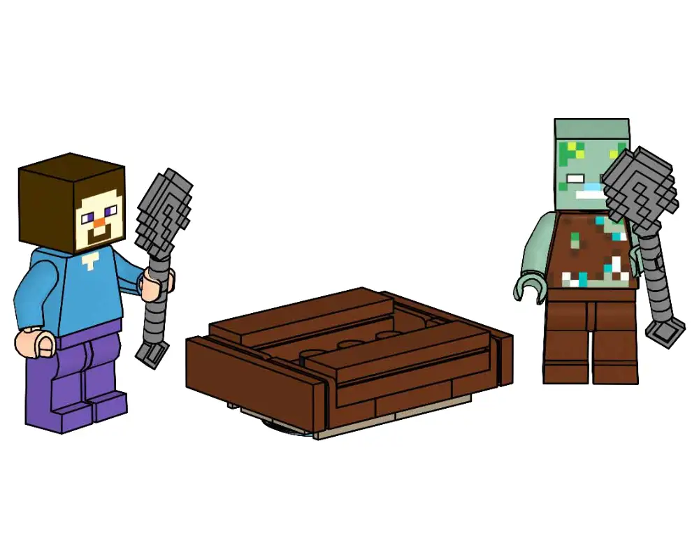 レゴ 662205-1 Steve with Boat and Water Zombie マインクラフト