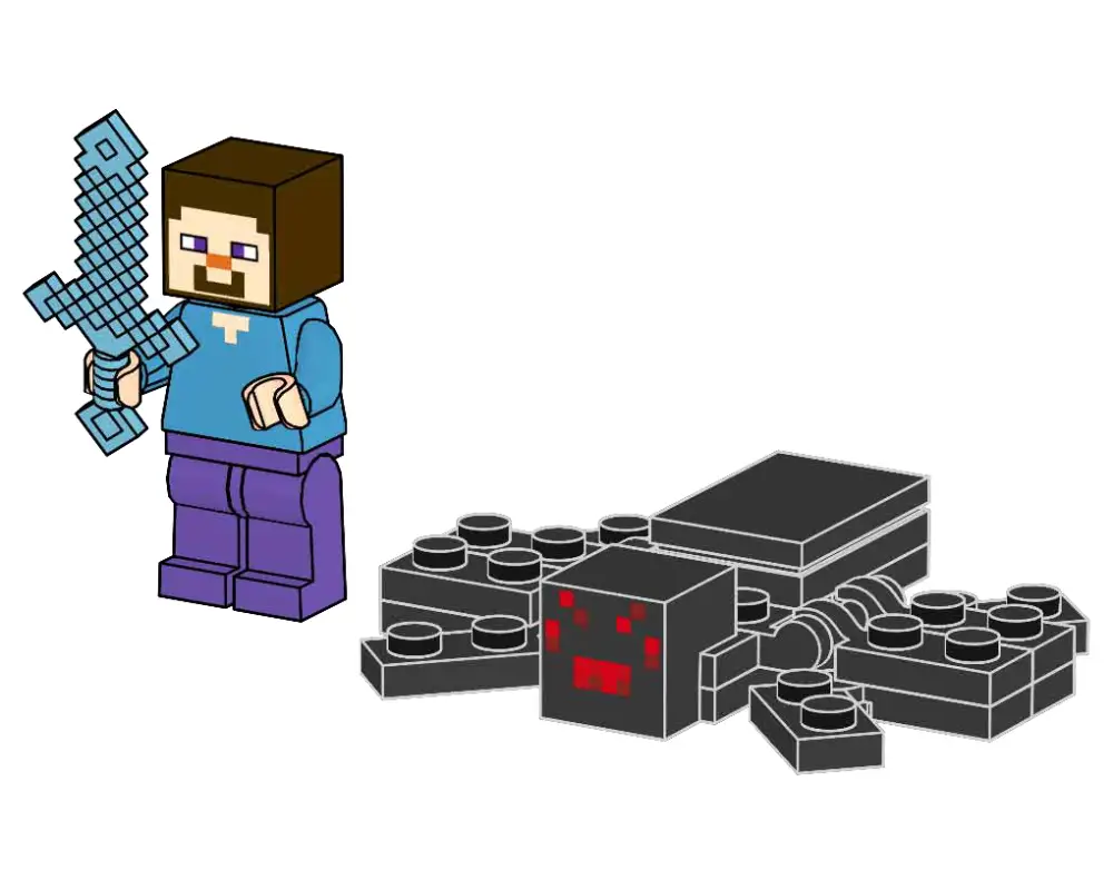 レゴ 662207-1 Steve and Spider マインクラフト