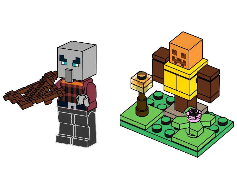 レゴ 662306-1 Pillager with Training Dummy マインクラフト