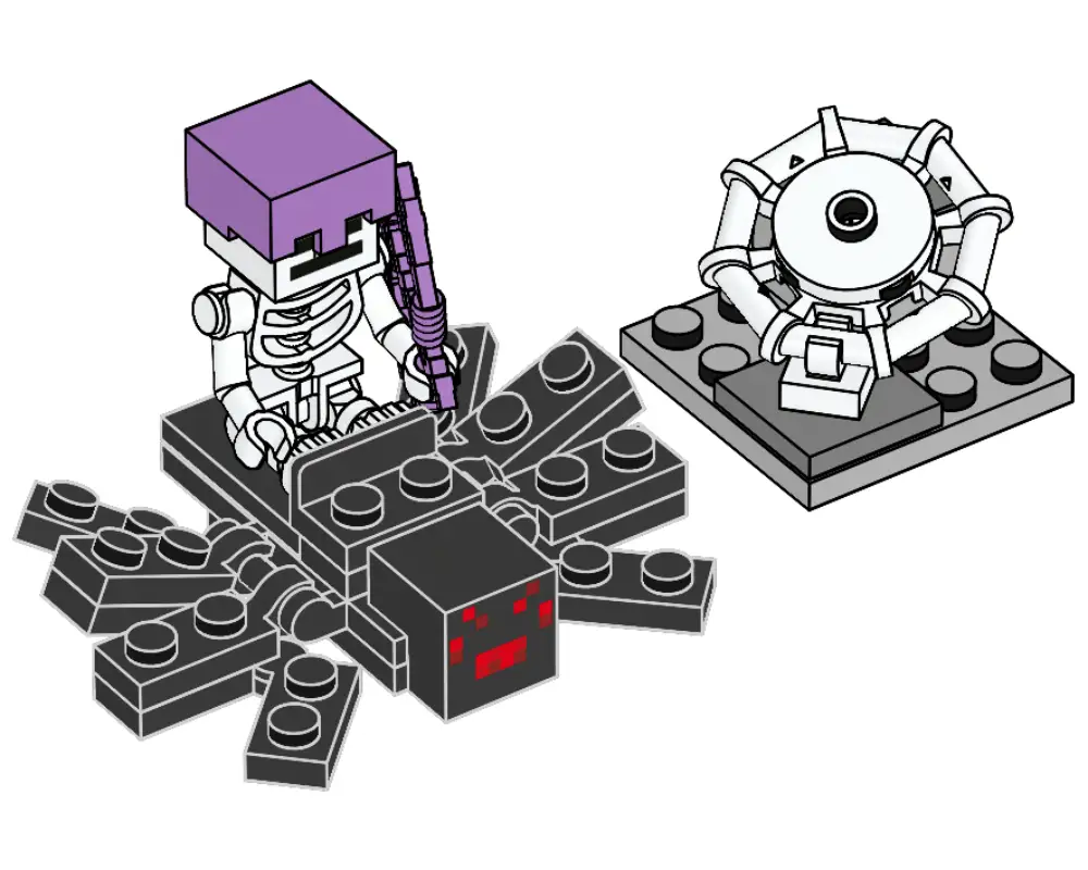 レゴ 662307-1 Skeleton with Spider and Spiderweb マインクラフト