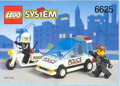 レゴ 6625-1 ハイパーパトロールカー クラシックタウン
