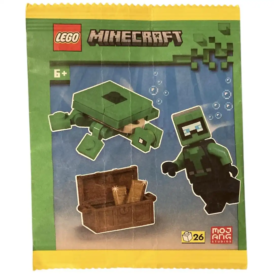 レゴ 662505-1 Diver with Turtle and Treasure Chest マインクラフト