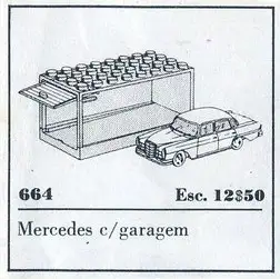 レゴ 664-2 1:87 Mercedes 220 S HO 1:87 Vehicles