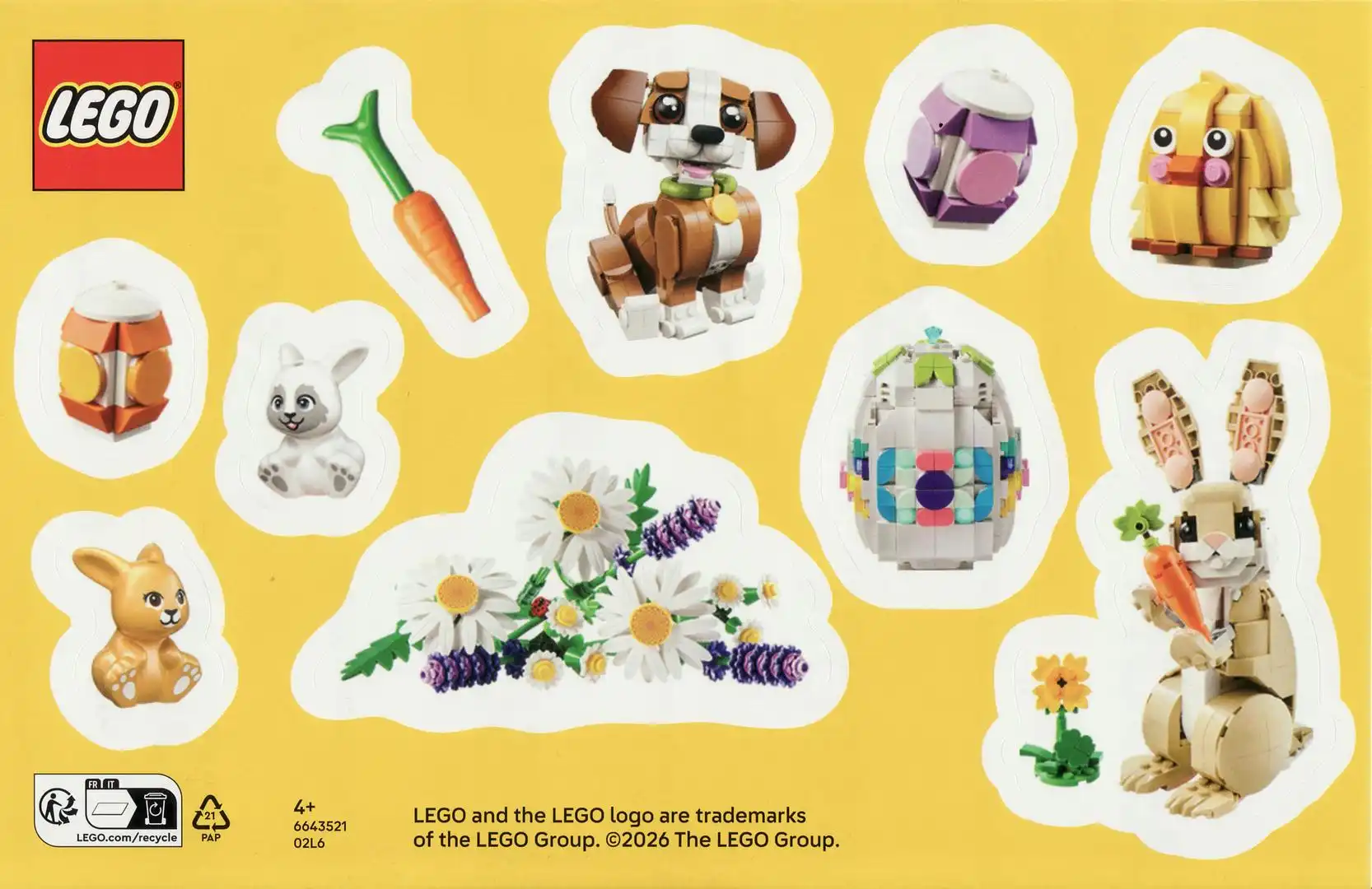レゴ 6643521-1 Easter Stickers グッズ
