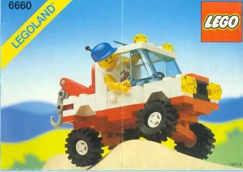 レゴ 6660-1 オートサービス車（4輪サス付） クラシックタウン