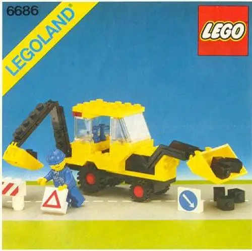 レゴ 6686-1 ディッガー車 クラシックタウン